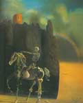 Salvador Dali, The Horseman of Death Fine Art Reproduction Oil Painting