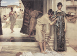 Sir Lawrence Alma-Tadema, The Frigidarium Fine Art Reproduction Oil Painting