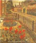 Stanley Spencer, Gardens in the Pound Cookham Fine Art Reproduction Oil Painting