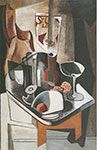Stuart Davis, Still Life (Red) Fine Art Reproduction Oil Painting