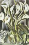 Tamara de Lempicka, Calla Lily Fine Art Reproduction Oil Painting