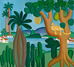 Tarsila do Amaral, Postcard  Fine Art Reproduction Oil Painting