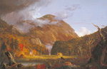 Thomas Cole, Crawford Notch Fine Art Reproduction Oil Painting