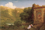 Thomas Cole, Il Penseroso Fine Art Reproduction Oil Painting
