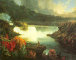 Thomas Cole,  Niagara Falls Fine Art Reproduction Oil Painting