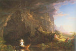 Thomas Cole, The Voyage of Life: Childhood Fine Art Reproduction Oil Painting
