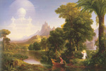 Thomas Cole, The Voyage of Life: Youth Fine Art Reproduction Oil Painting