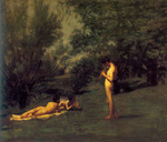 Thomas Eakins,  Arcadia Fine Art Reproduction Oil Painting