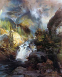 Thomas Moran, Children of the Mountain Fine Art Reproduction Oil Painting