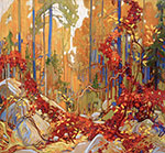 Tom Thomson, Autumn's Garland 2 Fine Art Reproduction Oil Painting