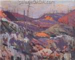 Tom Thomson, Fire Swept Hills Fine Art Reproduction Oil Painting