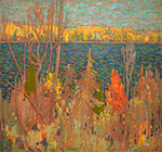 Tom Thomson, Golden Autumn Fine Art Reproduction Oil Painting