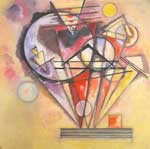 Vasilii Kandinsky, On Points Fine Art Reproduction Oil Painting