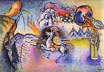 Vasilii Kandinsky, Rider. St. George Fine Art Reproduction Oil Painting