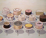 Wayne Thiebaud, Cakes Fine Art Reproduction Oil Painting