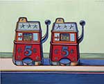 Wayne Thiebaud, Two Jackpots  Fine Art Reproduction Oil Painting