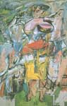 Willem De Kooning, Woman and Bicycle Fine Art Reproduction Oil Painting