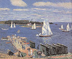 William Glackens, Mahone Bay Fine Art Reproduction Oil Painting
