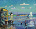 William Glackens, Summer Fine Art Reproduction Oil Painting