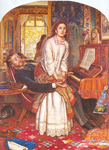 William Holman Hunt, The Awakening of Conscience Fine Art Reproduction Oil Painting