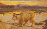William Holman Hunt, The Scapegoat Fine Art Reproduction Oil Painting
