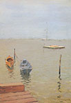 William Merritt Chase, A Stormy Day, Bath Beach Fine Art Reproduction Oil Painting