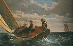 Winslow Homer, Breezing Up (A Fair Wind) Fine Art Reproduction Oil Painting