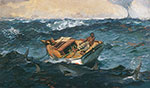 Winslow Homer, The Gulf Stream Fine Art Reproduction Oil Painting