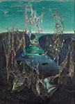 Wolfgang Paalen, Surrealist Landscape Fine Art Reproduction Oil Painting