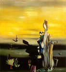 Yves Tanguy, The Absent Lady Fine Art Reproduction Oil Painting