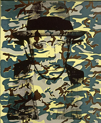 riproduzione-quadri-di Andy Warhol Camoflage Joseph Beuys