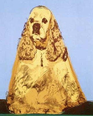 riproduzione-quadri-di Andy Warhol Cocker Spaniel