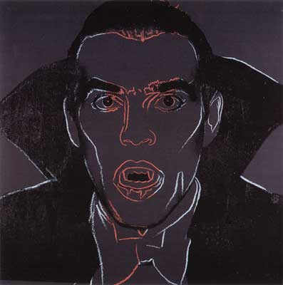 riproduzione-quadri-di Andy Warhol Miti (Dracula)