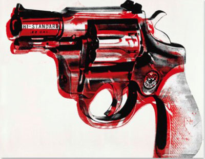 riproduzione-quadri-di Andy Warhol Pistola 2