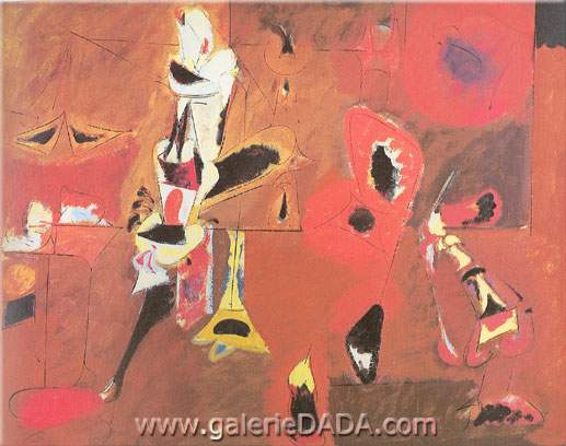 riproduzione-quadri-di Arshile Gorky Agonia