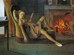 riproduzione-quadri-di Balthasar Balthus Giorni felici