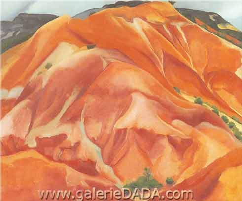 riproduzione-quadri-di Georgia OKeeffe La montagna New Mexico