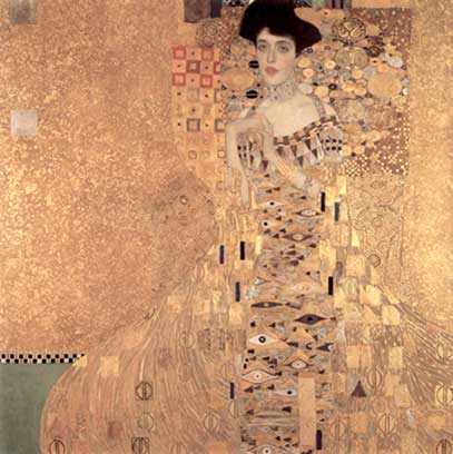 riproduzione-quadri-di Gustave Klimt Ritratto di Adele Bloch - Bauer