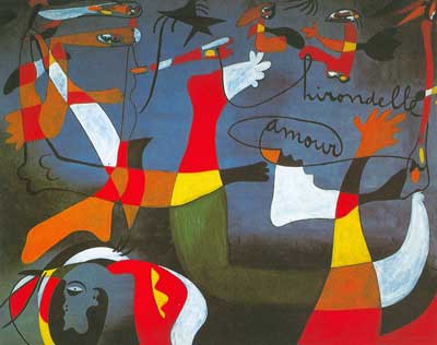 riproduzione-quadri-di Joan Miro Ingoia / Amore