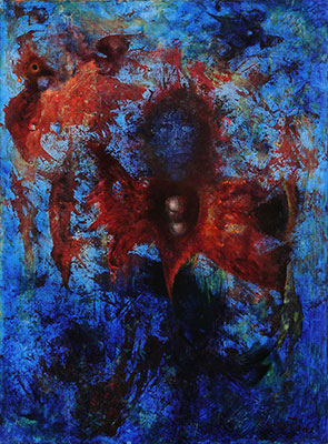 riproduzione-quadri-di Leonor Fini Chimera serale