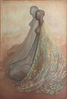 riproduzione-quadri-di Leonor Fini Il doppio