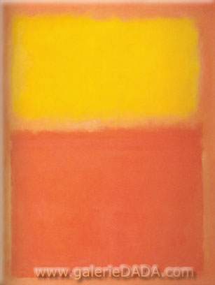 riproduzione-quadri-di Mark Rothko Arancio e giallo