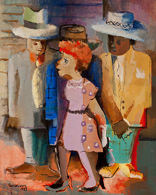 riproduzione-quadri-di Norman Lewis Hep Cats