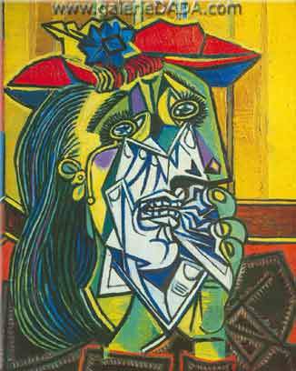 riproduzione-quadri-di Pablo Picasso Piangendo donna