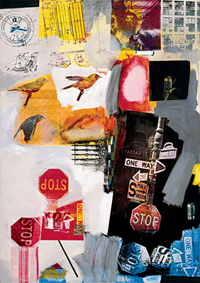 riproduzione-quadri-di Robert Rauschenberg Overdrive