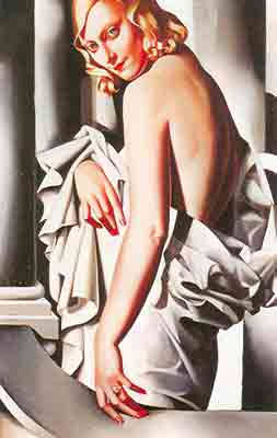 riproduzione-quadri-di Tamara de Lempicka Ritratto di Majorie Ferry