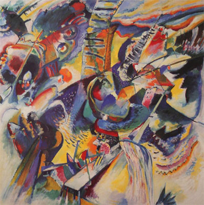 riproduzione-quadri-di Vasilii Kandinsky Improvvisazione. Gorge