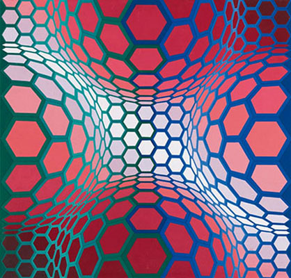 Riproduzione quadri di Victor Vasarely 