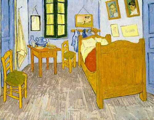 riproduzione-quadri-di Vincent Van Gogh Vincenti Camera da letto a Arles