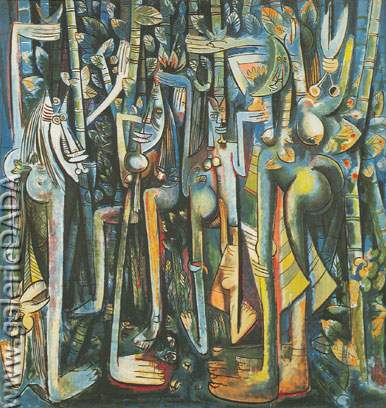 riproduzione-quadri-di Wifredo Lam La giungla